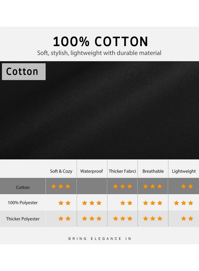 Syntus 4 Pack Chef Apron, 100% Cotton Adjustable Bib Apron Professional Cooking Aprons for Men Women with 2 Pockets, Black - Image 3