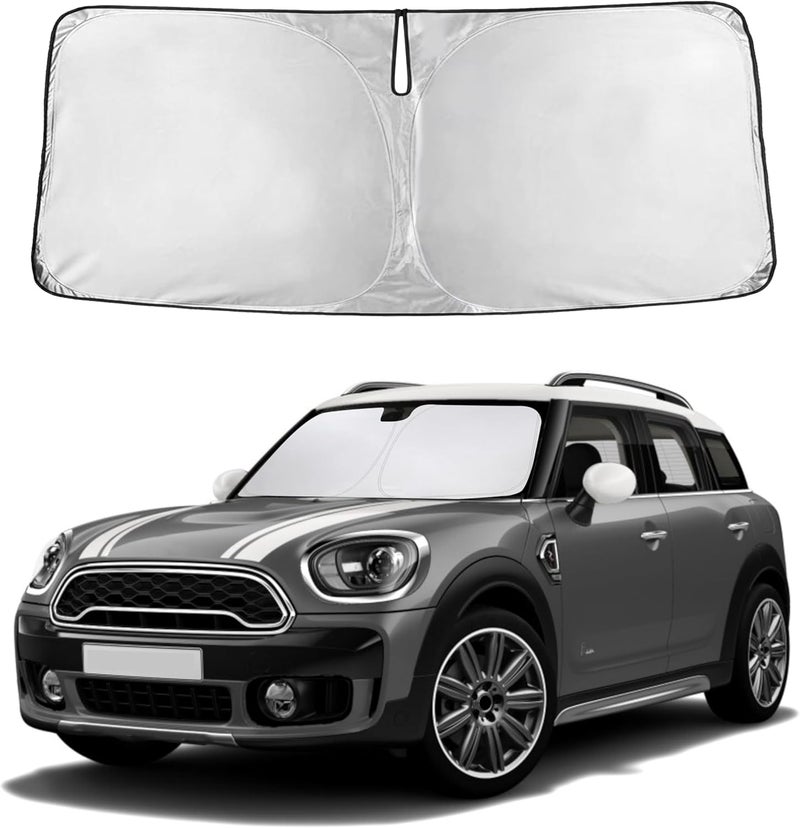 EcoNour Windshield Sunshade for Mini Country Man Cooper F60 2017-2024 2025 2026, Sun Visor for Front Windshield & Window Sun Shade Cover, UV Heat Blocker & Protector, Car Accessories - Image 1