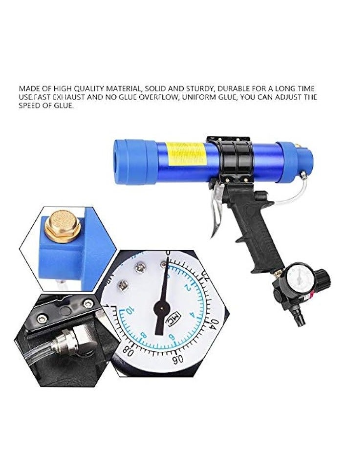 بروماس قابل للتعديل هوائي السد بندقية خرطوشة السد بندقية غراء الزجاج تسرب بندقية 310 مللي - Image 5