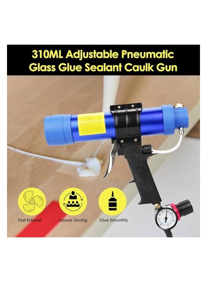 بروماس قابل للتعديل هوائي السد بندقية خرطوشة السد بندقية غراء الزجاج تسرب بندقية 310 مللي - Image 3