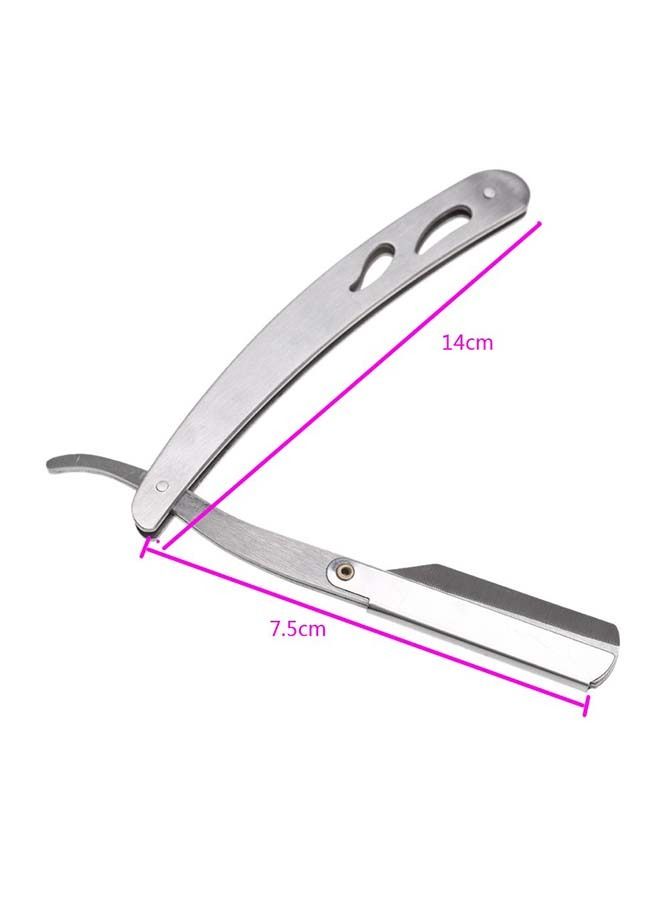 Generic Stainless Steel Straight Edge Sahver Razor  - Image 2