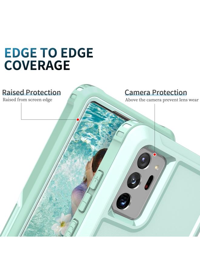 S-TOP Case For Samsung Galaxy Note20 Ultra 3 in 1 PC + TPU Phone Case with Ring Holder - Image 3