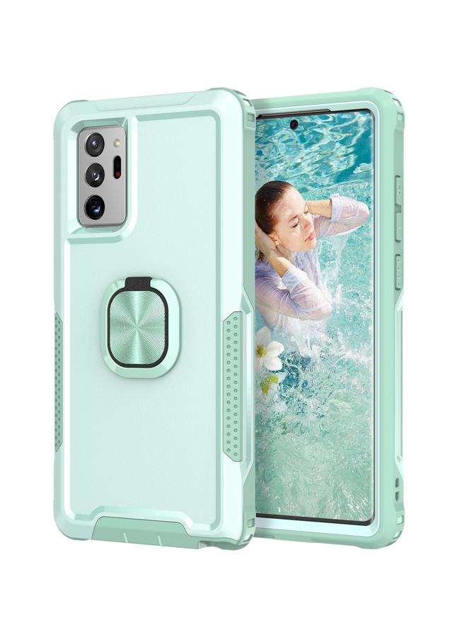 S-TOP Case For Samsung Galaxy Note20 Ultra 3 in 1 PC + TPU Phone Case with Ring Holder - Image 1
