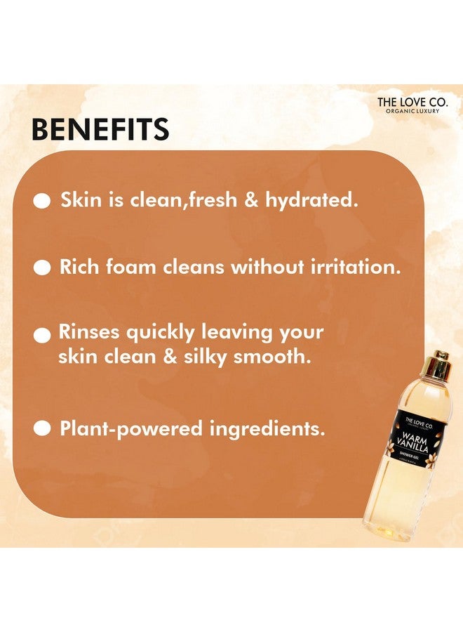 THE LOVE CO. غسول الجسم بالفانيليا الدافئة | جل استحمام نباتي مغذي للنعومة الطبيعية | مثالي للرجال والنساء - 250 مل - Image 4
