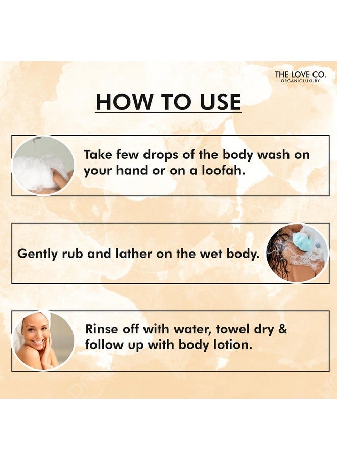THE LOVE CO. غسول الجسم بالفانيليا الدافئة | جل استحمام نباتي مغذي للنعومة الطبيعية | مثالي للرجال والنساء - 250 مل - Image 5