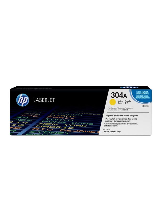 HP خرطوشة حبر لطابعة ليزر جيت طراز 304A أصفر - Image 2
