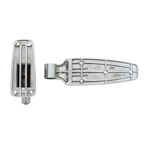 Kason 1248 Spring Assisted Hinge, 2 Inch Offset, Polished Chrome Finish, 11248000030 - Image 2