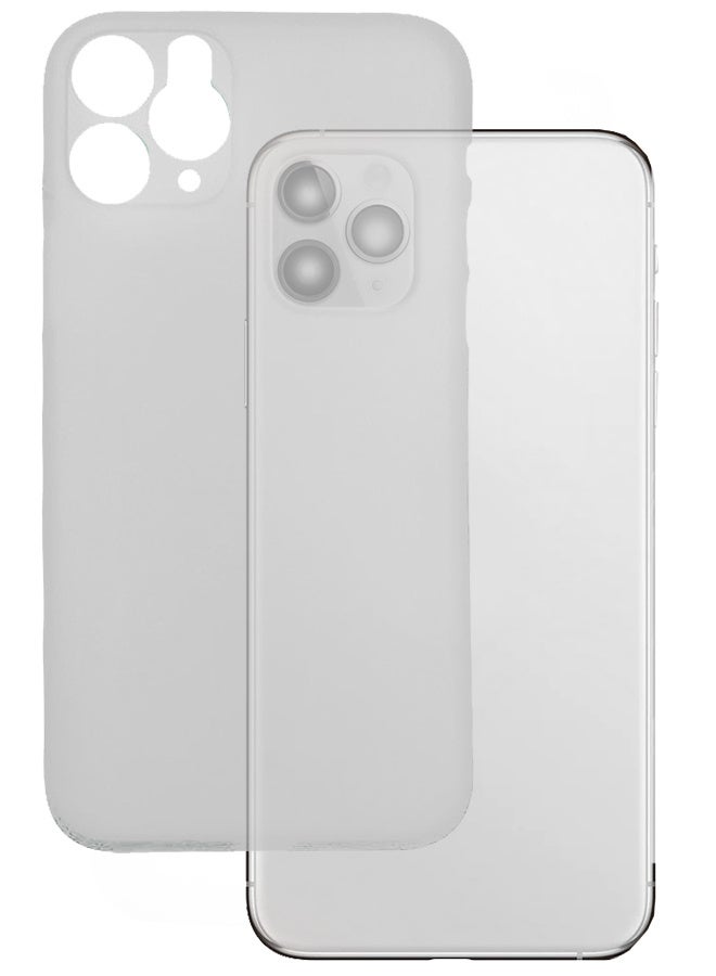 KZDOO Air Skin Case Ultra Slim Back Cover Skin Apple iPhone 11 Pro Frosted Anti Slip Full Coverage Clear - Image 1