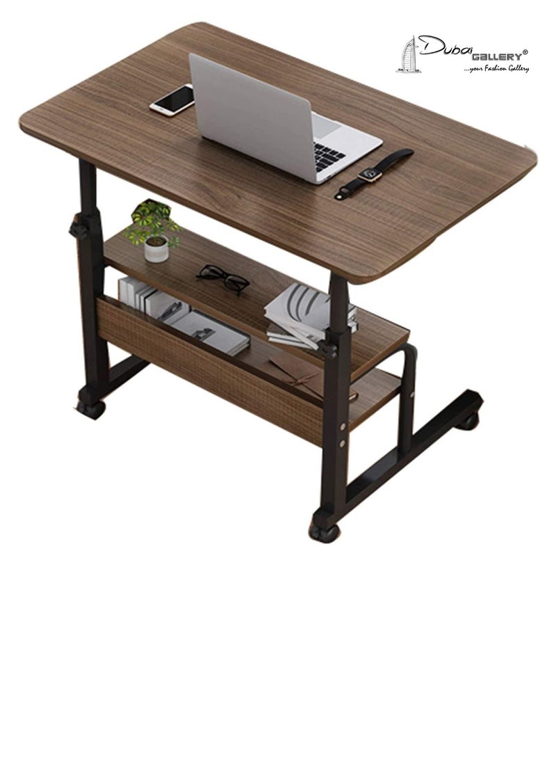 DubaiGallery Computer Desk,Stand Metal Frame Computer Desk,Height Adjustable,Waterproof Study Writing Desk,for Home Office - Image 1