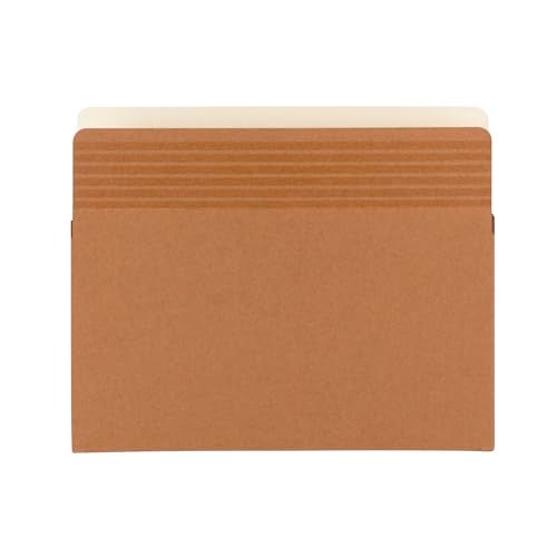 Smead Easy Grip® File Pocket, Straight-Cut Tab, 3-1/2" Expansion, Letter Size, Redrope, 25 per Box (73208) - Image 2