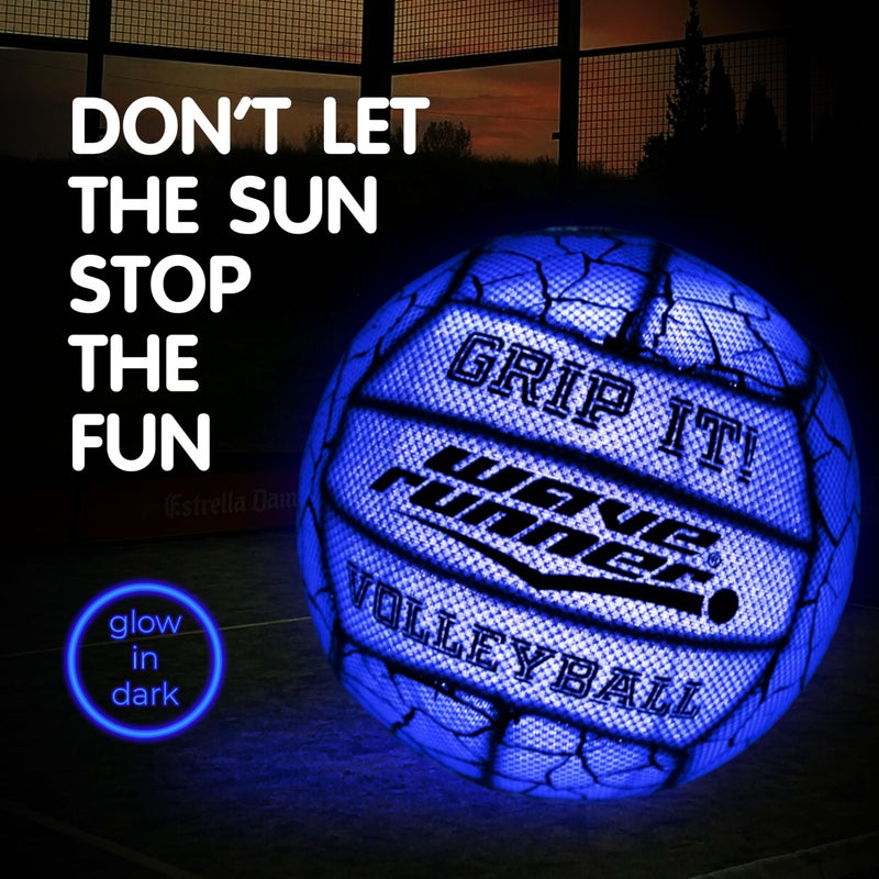 Wave Runner Waterproof Volleyball with Sure-Grip Technology - Beach & Pool Volley Ball for Kids, Teens, Adults | Outdoor Sports Gear for Day & Night Play - Image 2