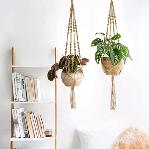 ecofynd 22pcs DIY Jute Cord Kit for Wall Hanging, 100 Meter Natural Jute Rope, Ring (3 inch, 1 pc), Wooden Beads (12mm, 20 pcs) Combo Packs for Adults Beginners - Image 5