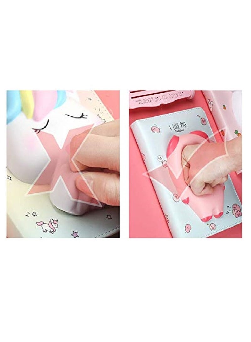1Pcs Stress Relief Squishy Notebook with 2Pcs Squishy Pens Perfect Gift for Girls and Boys - Image 4