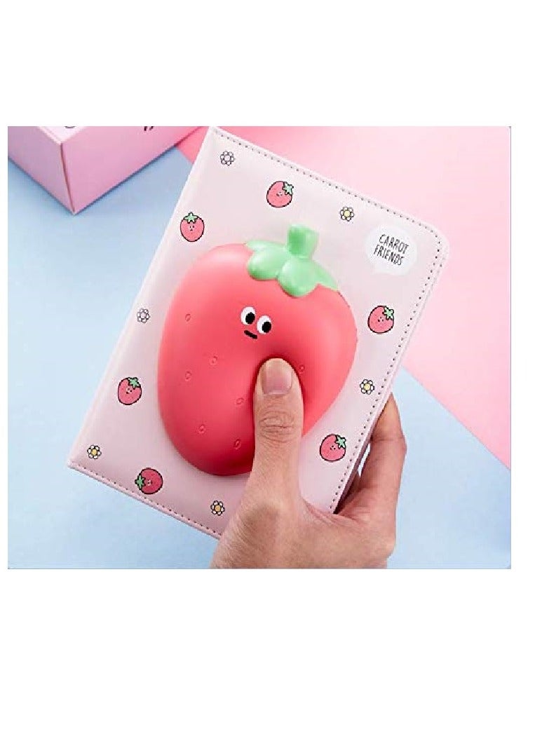 1Pcs Stress Relief Squishy Notebook with 2Pcs Squishy Pens Perfect Gift for Girls and Boys - Image 2
