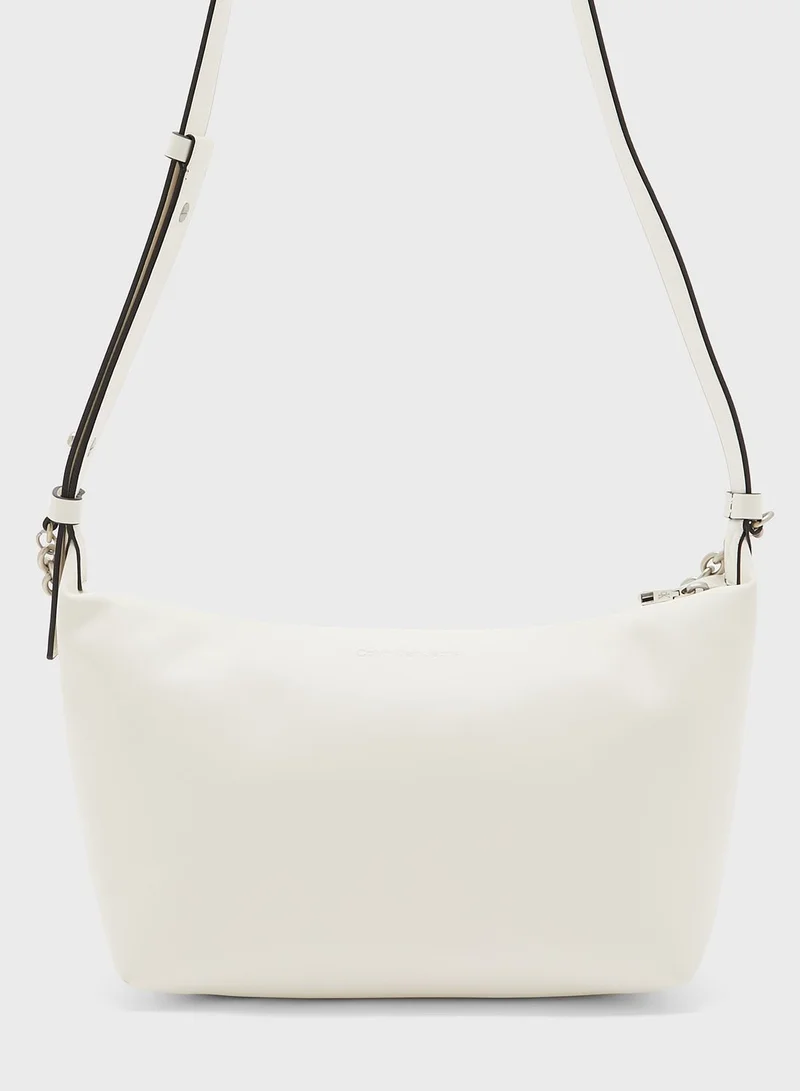 Calvin Klein Jeans Sculpted Flap Over Crossbody Bag