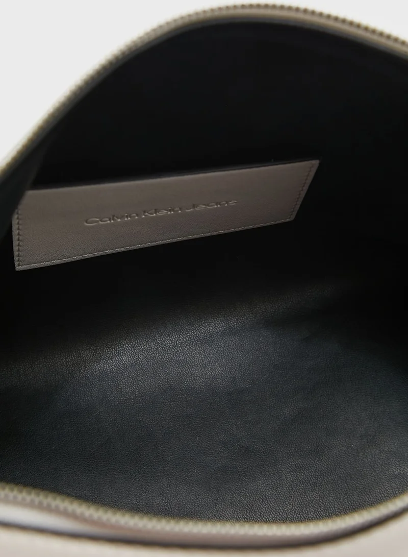 Calvin Klein Jeans Sculpted Flap Over Crossbody Bag