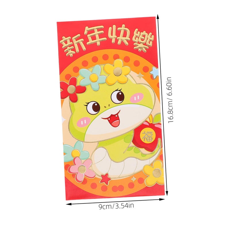 Multi Color Snake Year Red Envelopes 30pcs Chinese New Year Money Packets Elegant Design Prosperity Blessing - Image 3
