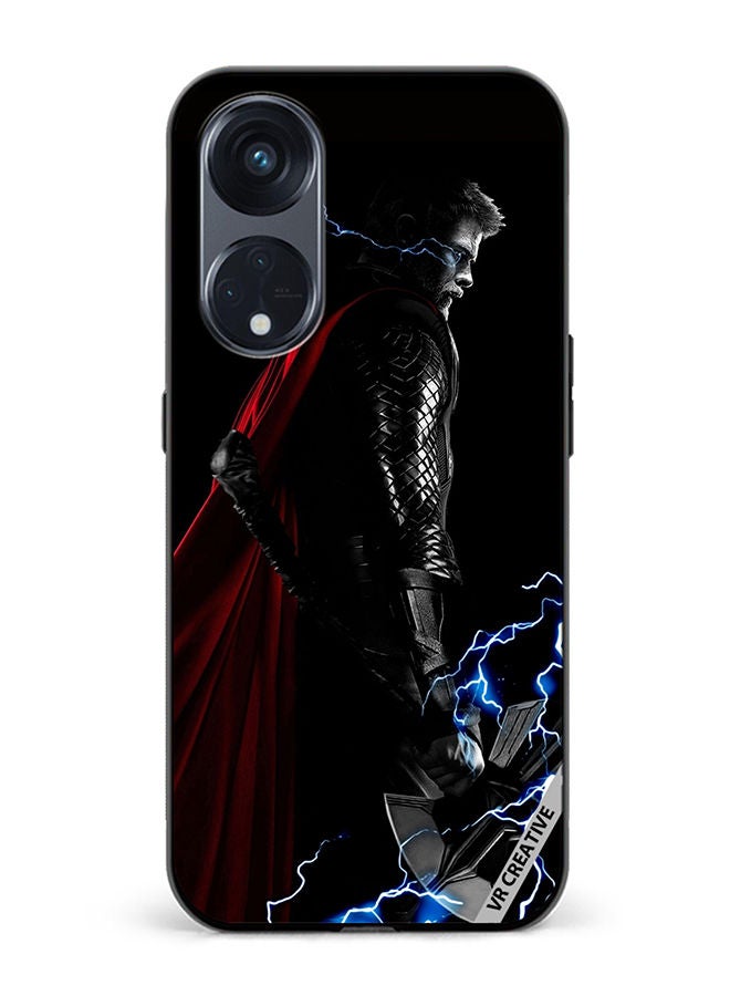 VR CREATIVE Protective Case Cover For Oppo Reno8 T 5G Thor Design Multicolour - Image 1