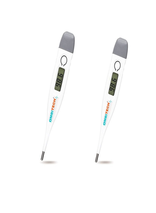 AmbiTech PHX-01 Digital Thermometer with One Touch Operation For Child and Adult Oral or Underarm Use|Pack Of 2 |Made in India| 1 Year Warranty - Image 1