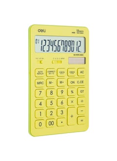 Deli Deli EM01551 RIO Desktop Calculator | 12 Digits | Solar & LR54 Battery Powered | 120-Step Check | Green | Ideal for Office & School Use (1PCS/Color Box)  - Image 2