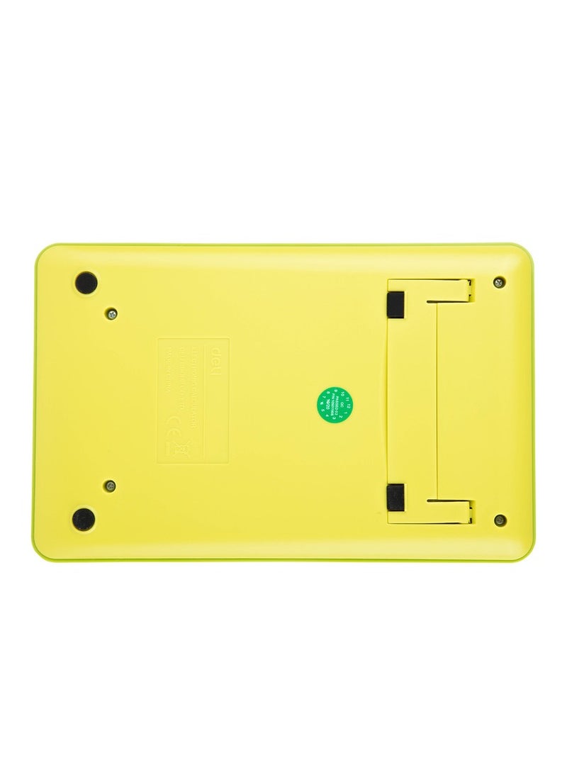 Deli Deli EM01551 RIO Desktop Calculator | 12 Digits | Solar & LR54 Battery Powered | 120-Step Check | Green | Ideal for Office & School Use (1PCS/Color Box)  - Image 3