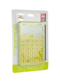 Deli Deli EM01551 RIO Desktop Calculator | 12 Digits | Solar & LR54 Battery Powered | 120-Step Check | Green | Ideal for Office & School Use (1PCS/Color Box)  - Image 5
