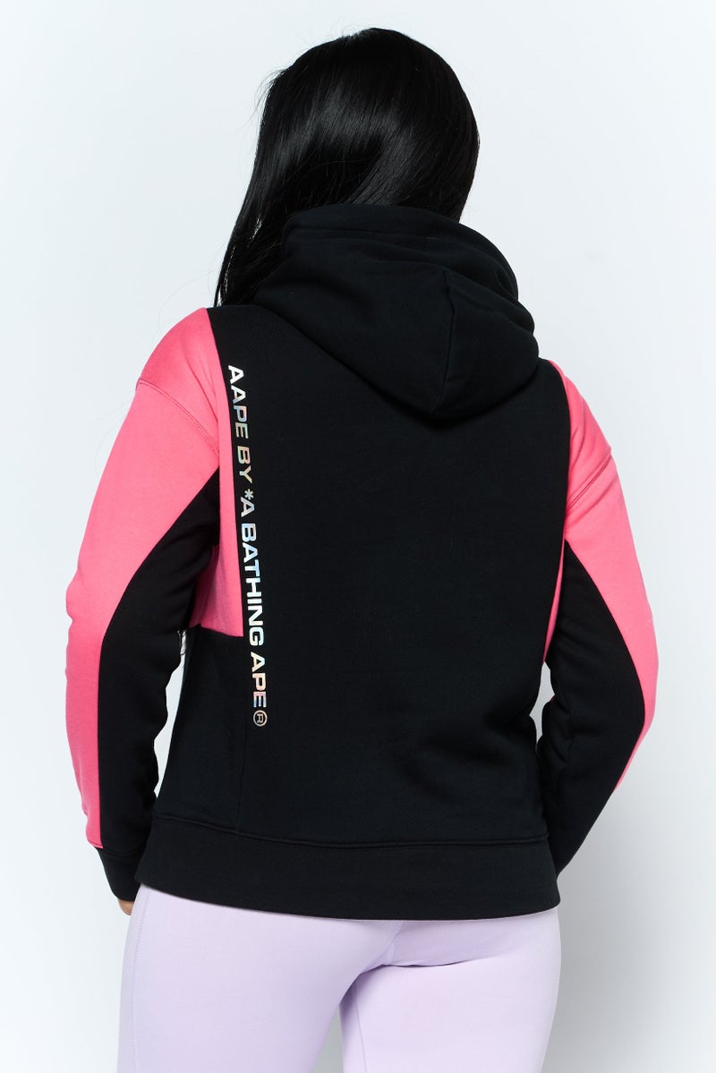 Aape By A Bathing Ape Women Sportswear Fit Training Long Sleeves Sweatshirt, Black - Image 4