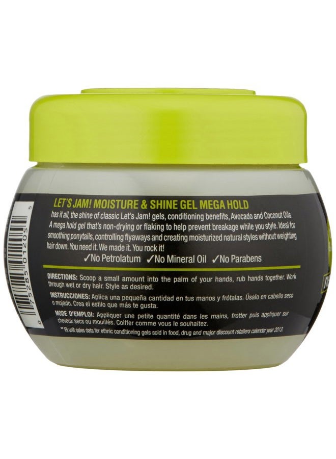 SOFT SHEEN Let's Jam Mega Hold Mositure and Shine Gel, 270ml - Image 3