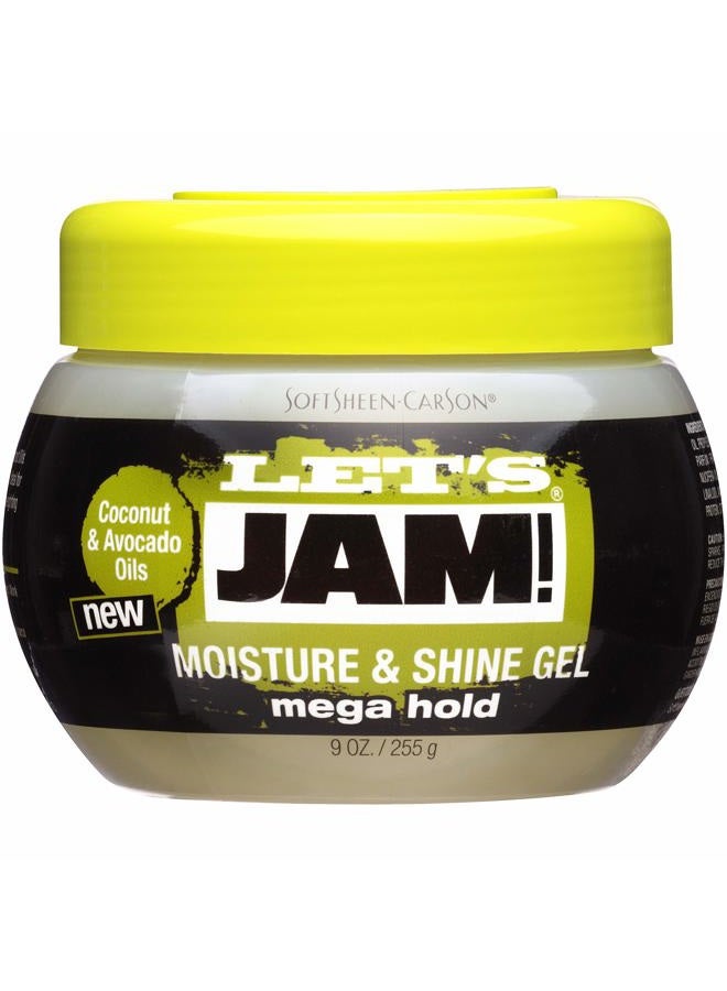 SOFT SHEEN Let's Jam Mega Hold Mositure and Shine Gel, 270ml - Image 1