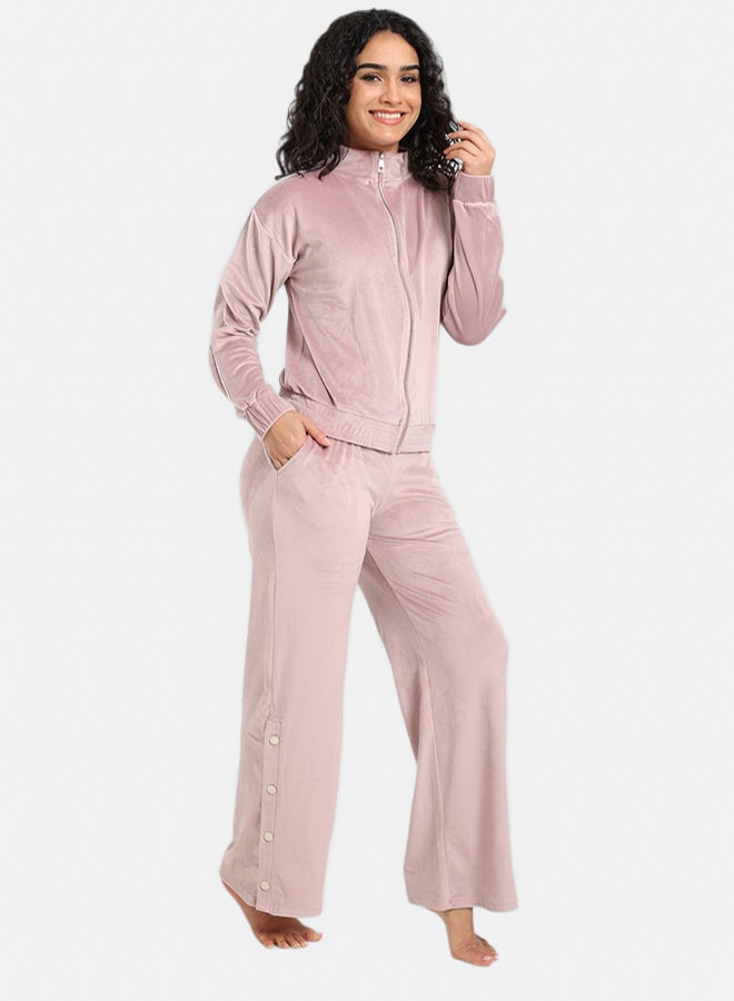 Carina Velvet Straight-Cut Pyjama Set - Image 1