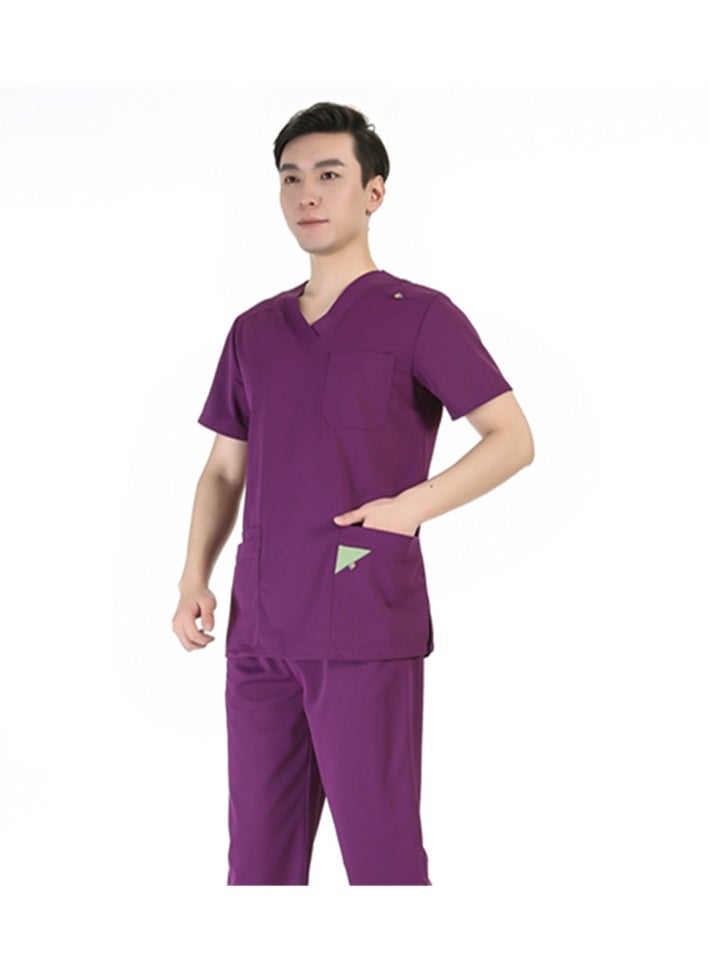KUYING New Summer Thin Nurse Uniform Split Set Medical Work Uniform  - Image 1