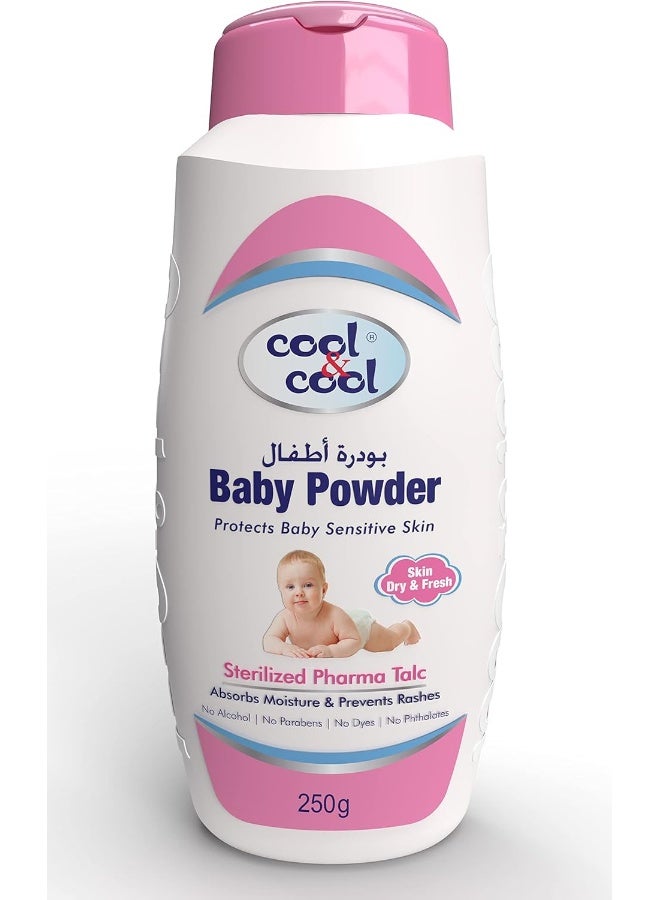 Cool & Cool Sterilized Baby Powder - 250g - Image 1