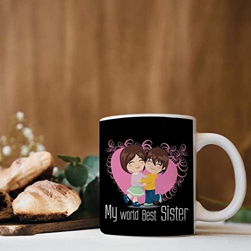 The Purple Tree Porcelain Raksha bandhan Mug for Sister and Brother (330 ml, Multicolor) - Image 3
