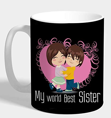 The Purple Tree Porcelain Raksha bandhan Mug for Sister and Brother (330 ml, Multicolor) - Image 4