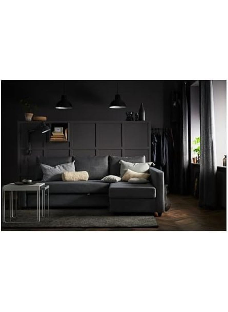 KUSTOMDECO Kustom Deco Convertible Sofa Cum Bed L-Shape Corner Sofa Plus Diwan Bed with Storage Box & Cushions for Living Room, Office & Studio Apartments Color (Grey)) - Image 4