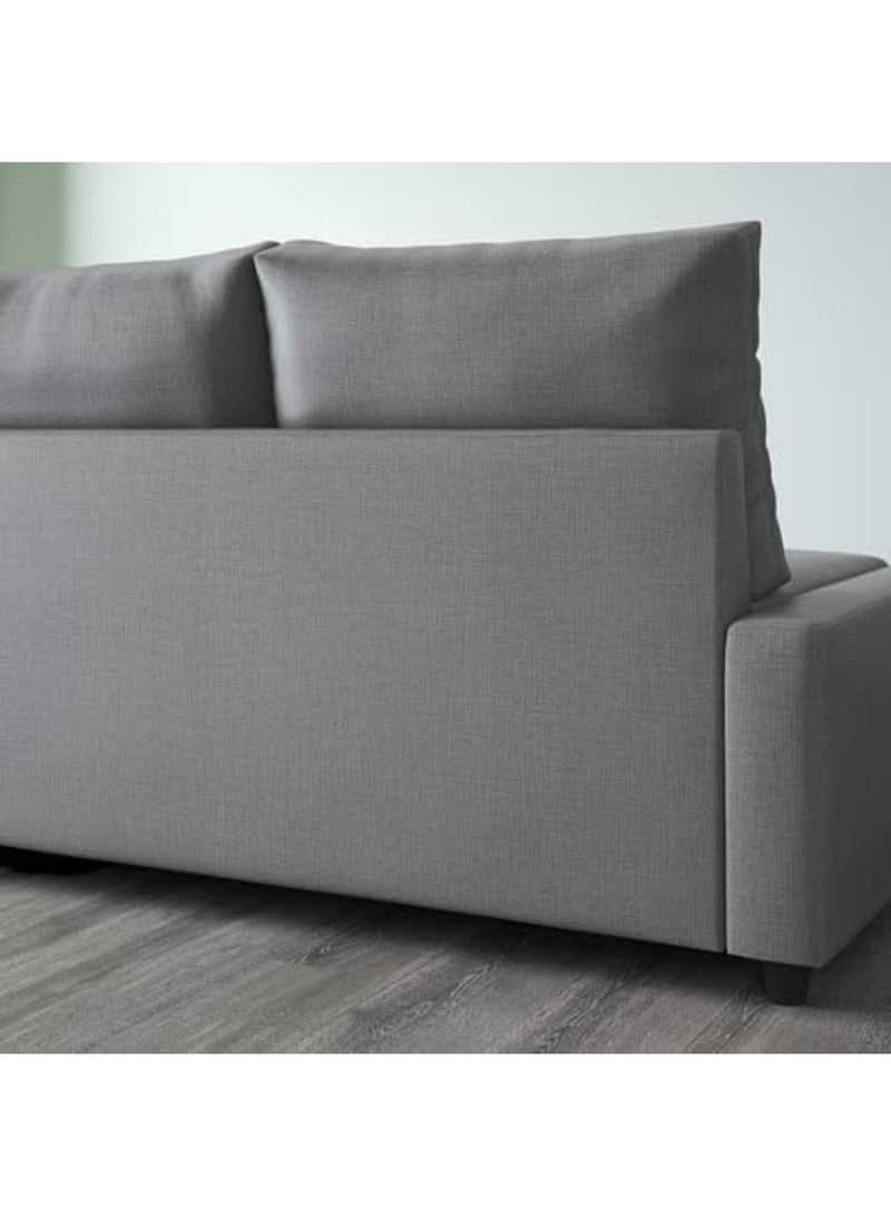 KUSTOMDECO Kustom Deco Convertible Sofa Cum Bed L-Shape Corner Sofa Plus Diwan Bed with Storage Box & Cushions for Living Room, Office & Studio Apartments Color (Grey)) - Image 5