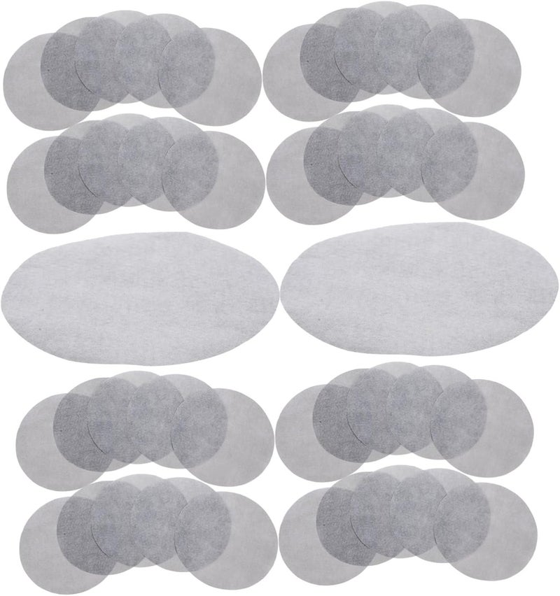 ABOOFAN 500pcs Leak Proof Cup Sealing Films Round Disposable Silicone Paper for Milk Tea and Coffee Anti-Leak Cup Protection Pads for Beverages for Home and Party Use - Image 1