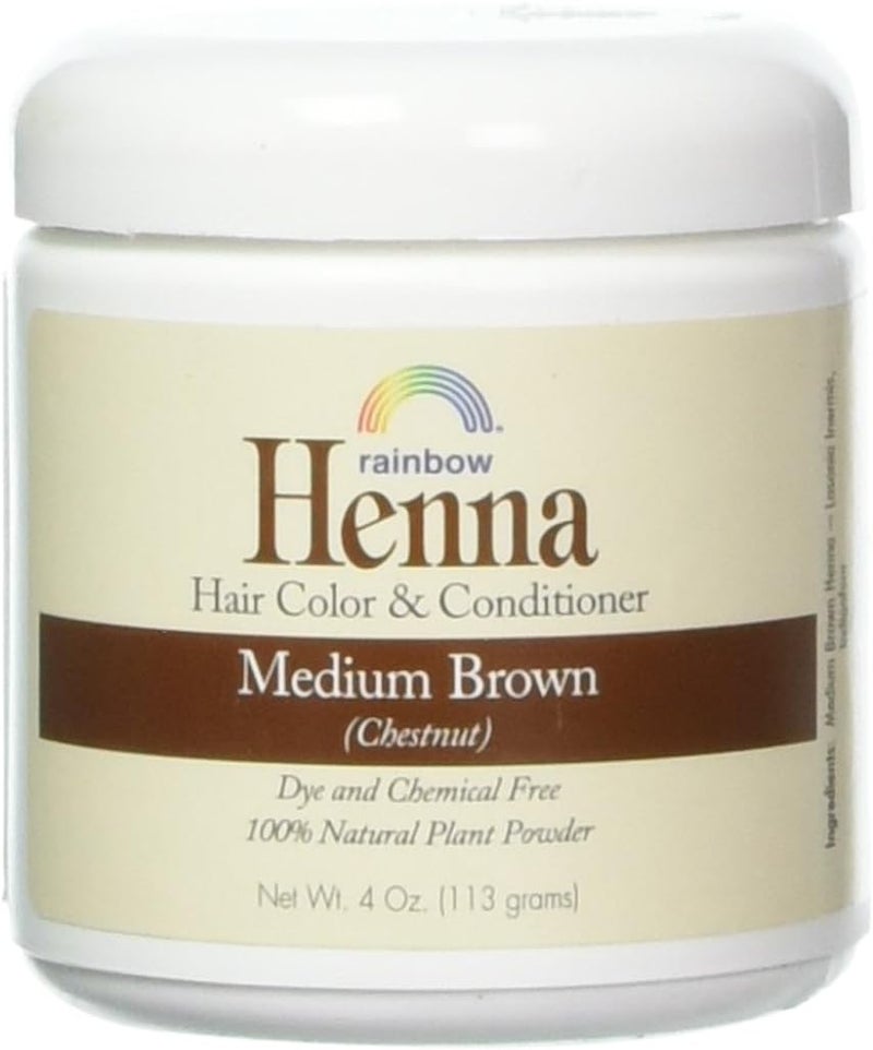 Rainbow Research Henna Hair Color and Conditioner Persian Brown Chestnut 4 Ounce HEN40004