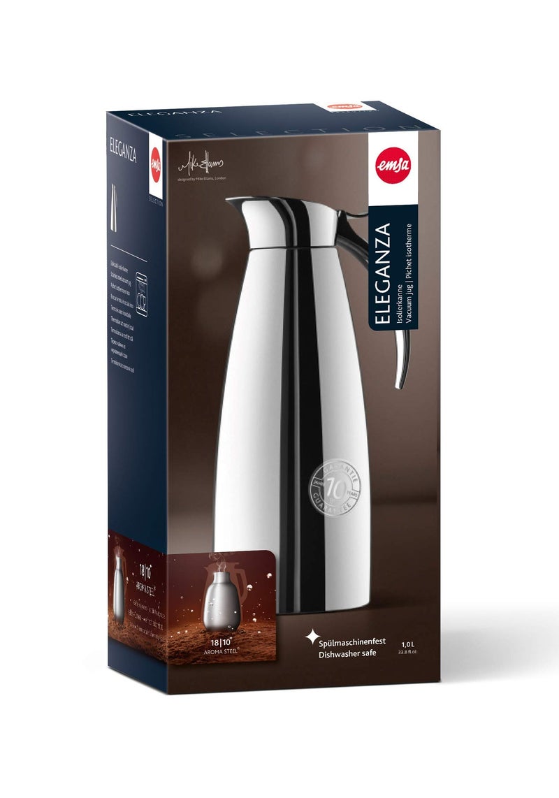 Emsa Eleganza Stainless Steel Insulated Carafe, 44-Ounce - Image 3