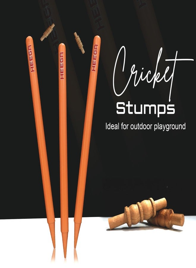 Heega Choice of Champion Heega Wooden Cricket Stumps | Full-Size Wooden Cricket Stumps (Set of 2) - Image 4