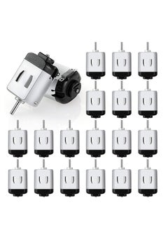 Mini DC Motor, 20 Pcs 1.5-3V 23000RPM Micro Electric Motor, High Speed Torque Small Electric Motor, Suitable for DIY Remote Control Toy Car, Science Experiments, Robot