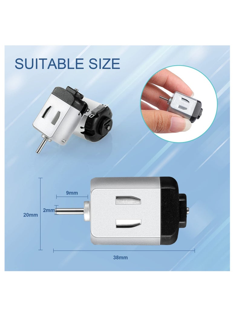 Excefore - Mini DC Motor, 20 Pcs 1.5-3V 23000RPM Micro Electric Motor, High Speed Torque Small Electric Motor, Suitable for DIY Remote Control Toy Car, Science Experiments, Robot - Image 1