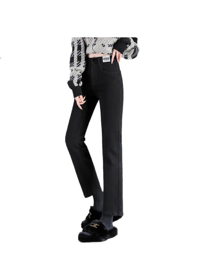 EPTISON Yipintiancheng Spring And Summer High-Waisted Jeans For Women, Heightening, Slimming, Casual, Versatile, Ankle-Length Straight-Leg Cigarette Pants - Image 2