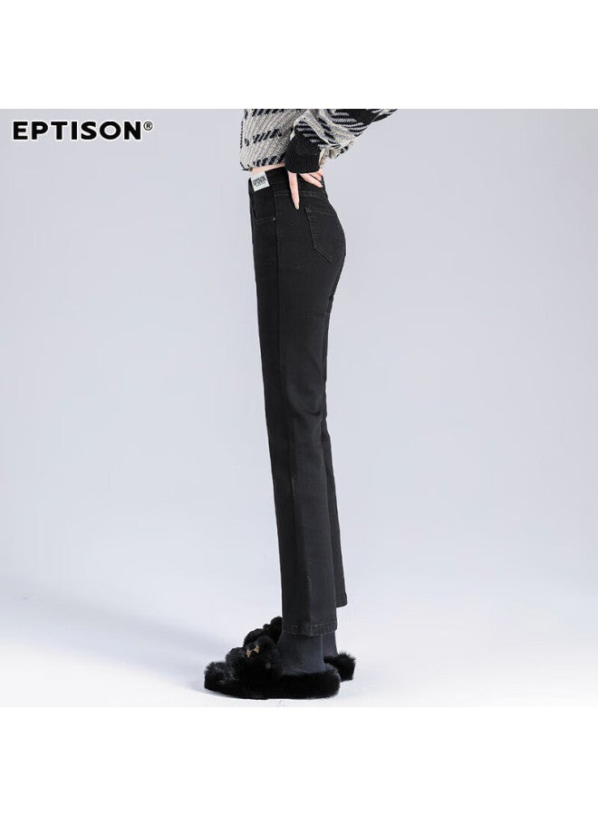 EPTISON Yipintiancheng Spring And Summer High-waisted Jeans For Women, Heightening, Slimming, Casual, Versatile, Ankle-length Straight-leg ette Pants - Image 4