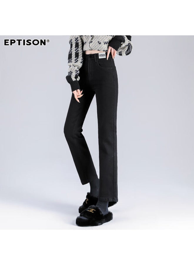 EPTISON Yipintiancheng Spring And Summer High-waisted Jeans For Women, Heightening, Slimming, Casual, Versatile, Ankle-length Straight-leg ette Pants - Image 3