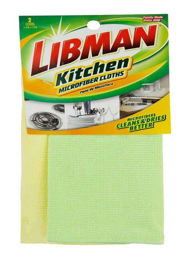 Libman 322 Premium Kitchen Microfiber Cloths for Kitchen Cleaning - Image 1