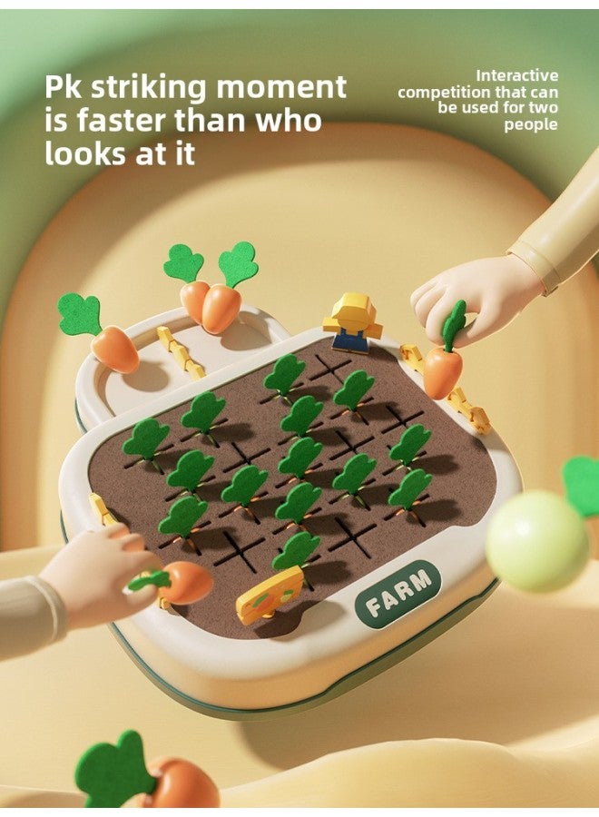 Rabbit Pull Radish Balance Said Children's Educational Board Games Baby Early Education Training Digital Balance Toys-Color:Rabbit Balance Pulling Radish - Image 2