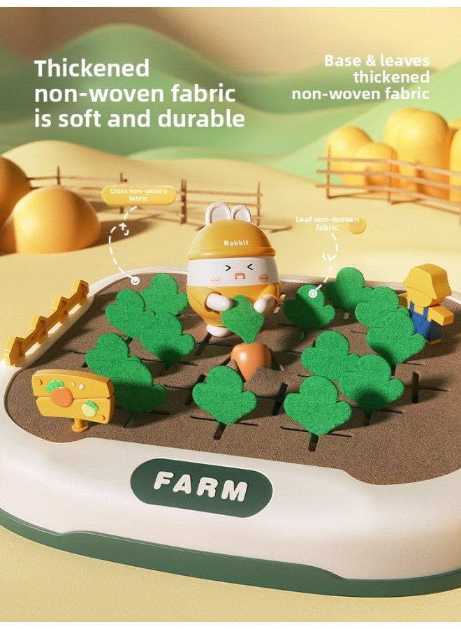 Rabbit Pull Radish Balance Said Children's Educational Board Games Baby Early Education Training Digital Balance Toys-Color:Rabbit Balance Pulling Radish - Image 4