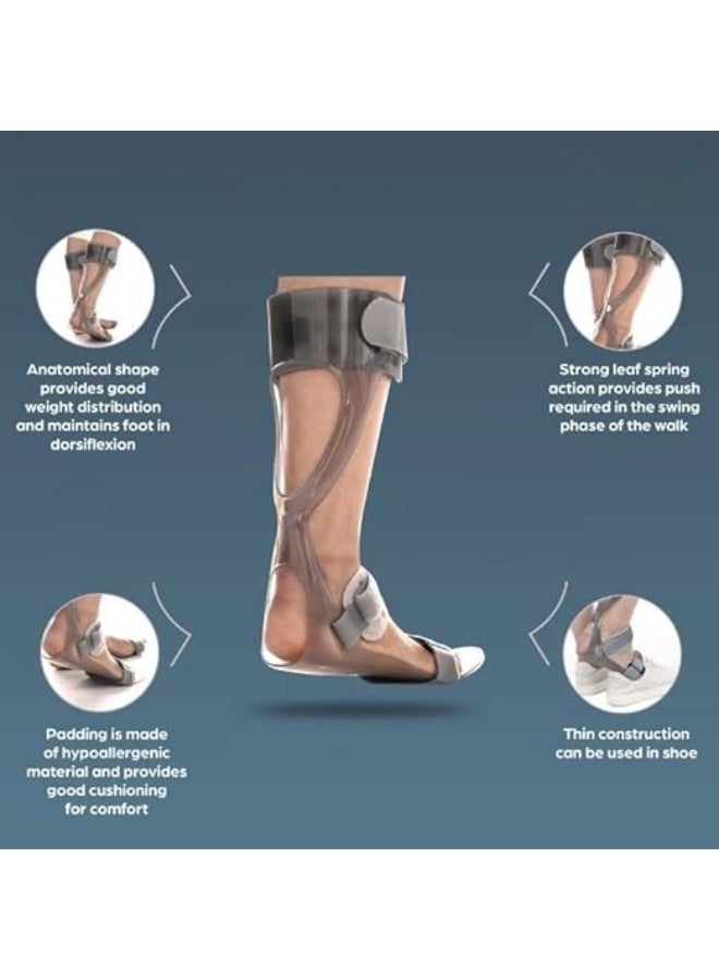 Foot Drop Splint – Lightweight & Easy-to-Use Ankle Support – Durable Design for Daily Walking Assistance (Left) - Image 2