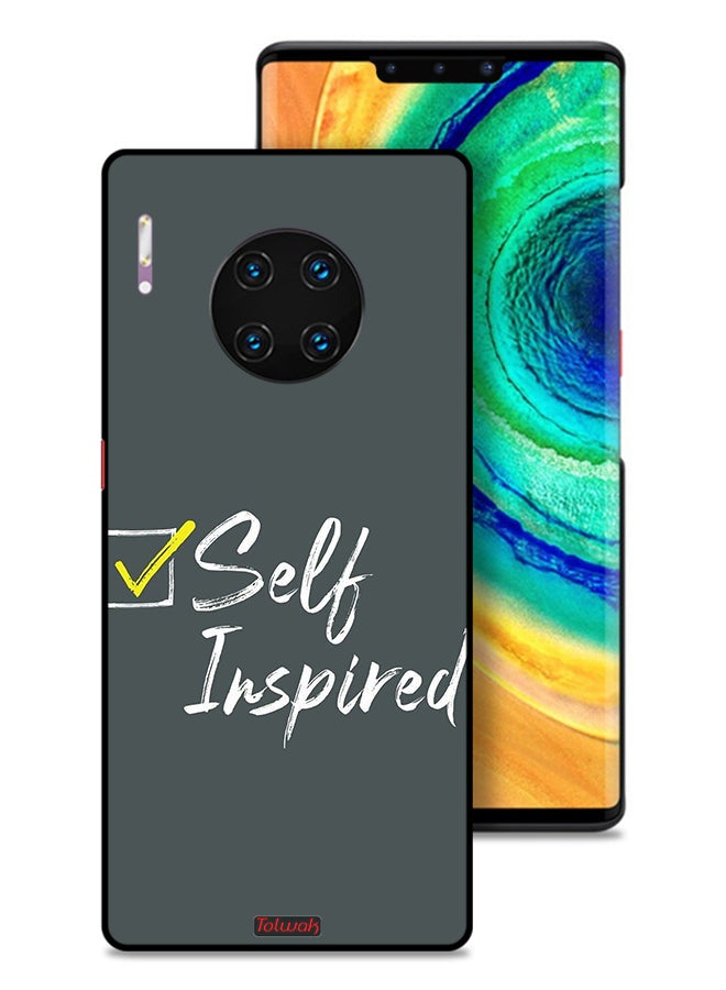Tolwak Huawei Mate 30 Pro 4G Protective Case Cover Self Inspired - Image 1